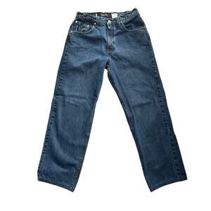 Levi’s Jeans Men’s Size 9 Jr Blue Silver Tab Straight Loose 100% Cotton Vintage